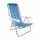Reposera Silla Reclinable 8 Posiciones Aluminio Mor Sannet Azul