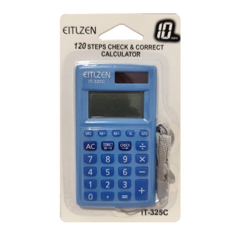 OUTLET Calculadora Eitlzen con cuerda It-325C en blister 4 c Unica