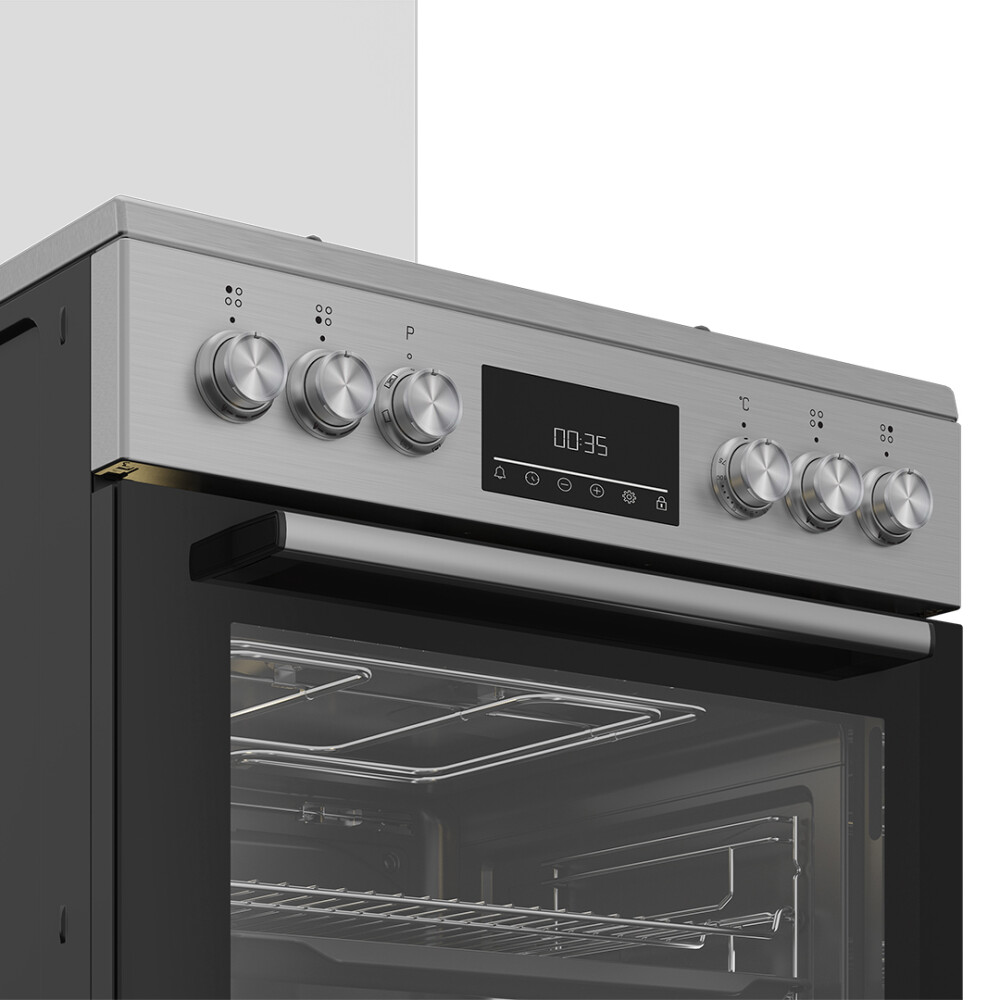 Cocina combinada 65L con grill 60cm Beko FBM 62330 DXS Cocina combinada 65L con grill 60cm Beko FBM 62330 DXS