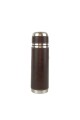 Termo de acero forrado 500 ml chocolate