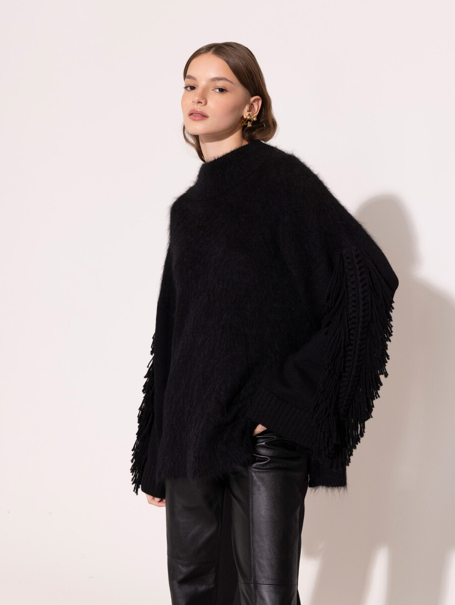 PONCHO BLACK 
