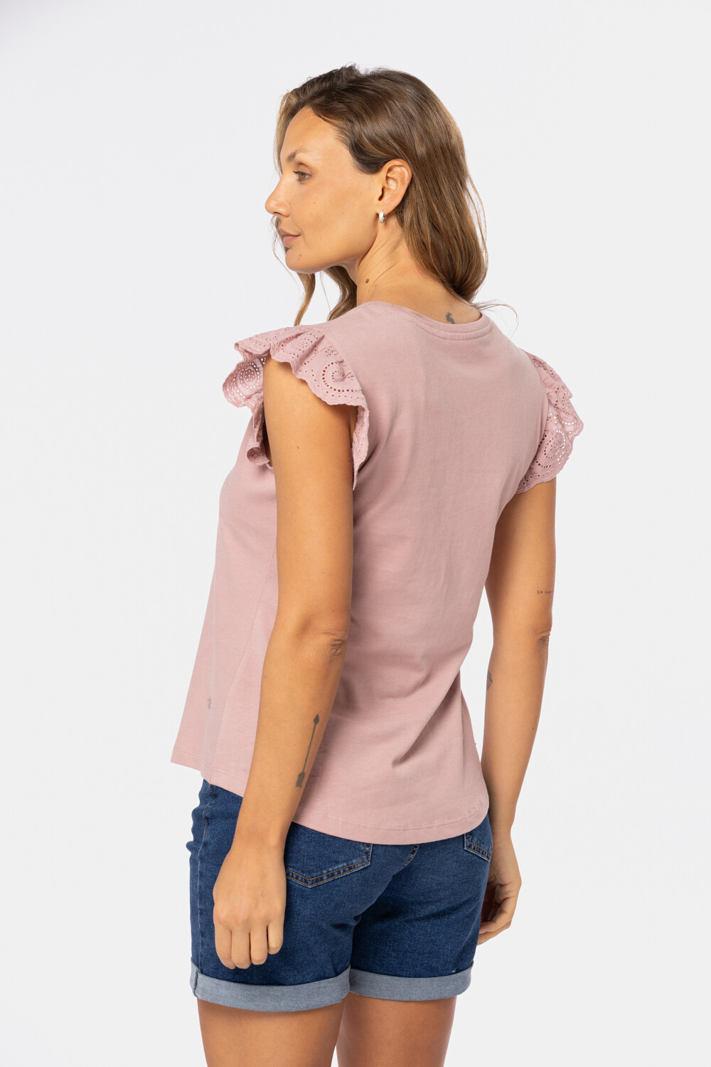 REMERA VOLADOS LISA Rosado