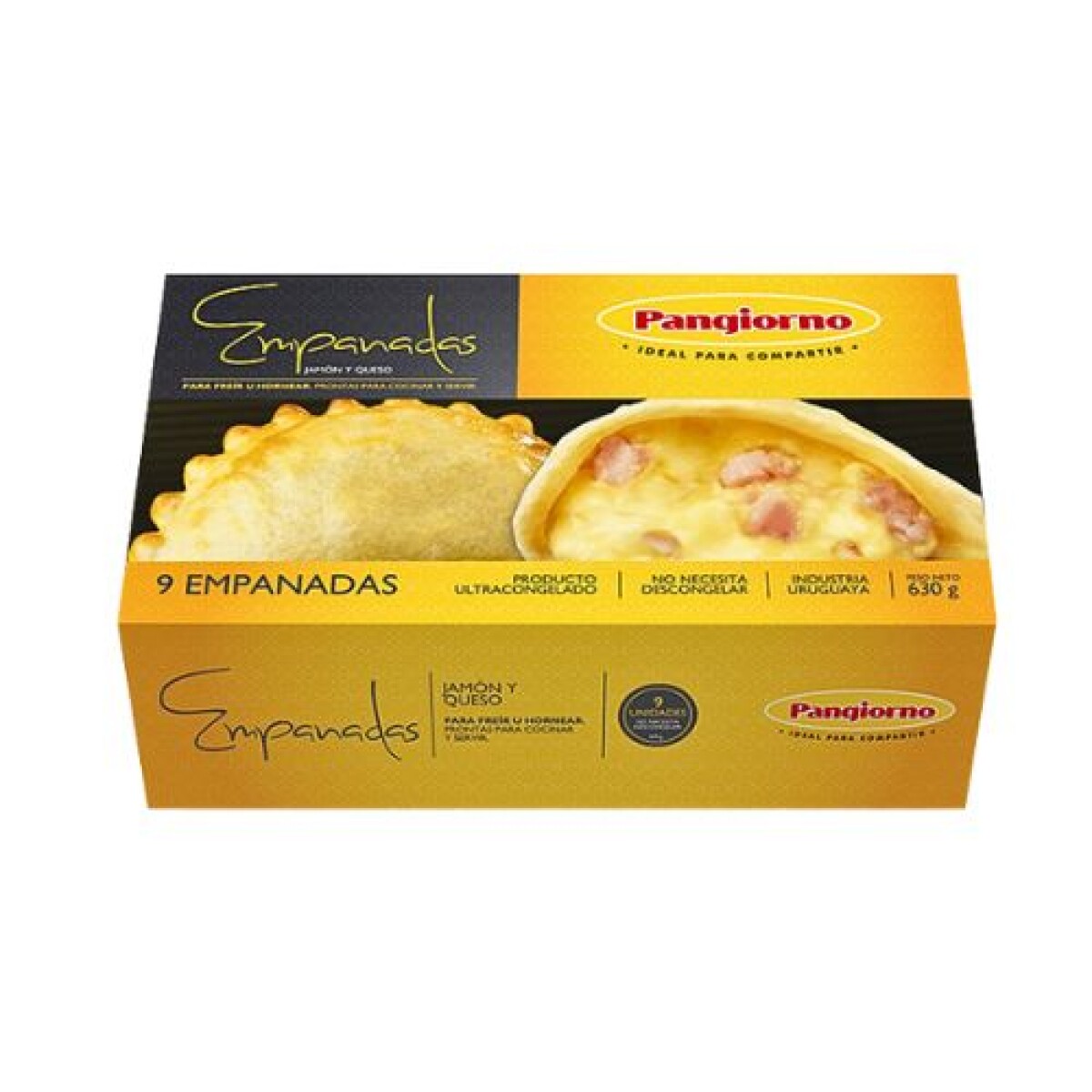 Empanadas Pangiorno - 6 ud. - 420 g - - Jamón y Queso 