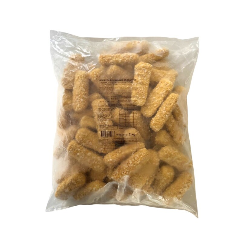 BARRITAS DE MERLUZA CROCANTE- 2 KG Barritas De Merluza Crocante- 2 Kg