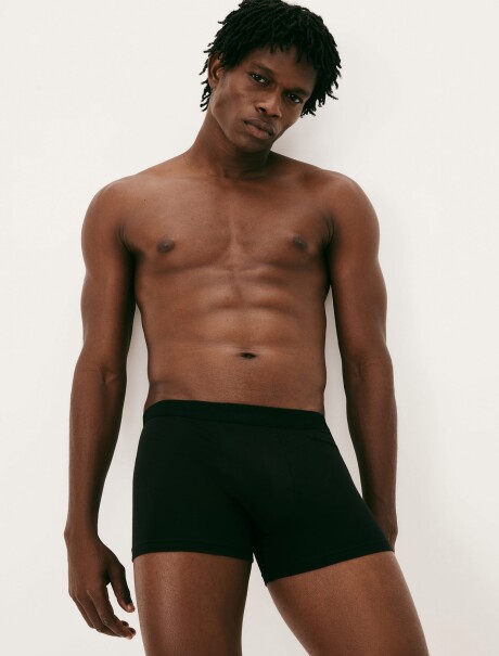 KIT CON 2 CALZONCILLOS BOXER LARGOS NEGRO