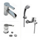Juego De Griferia Lavatorio, Bidet Y Ducha Exterior