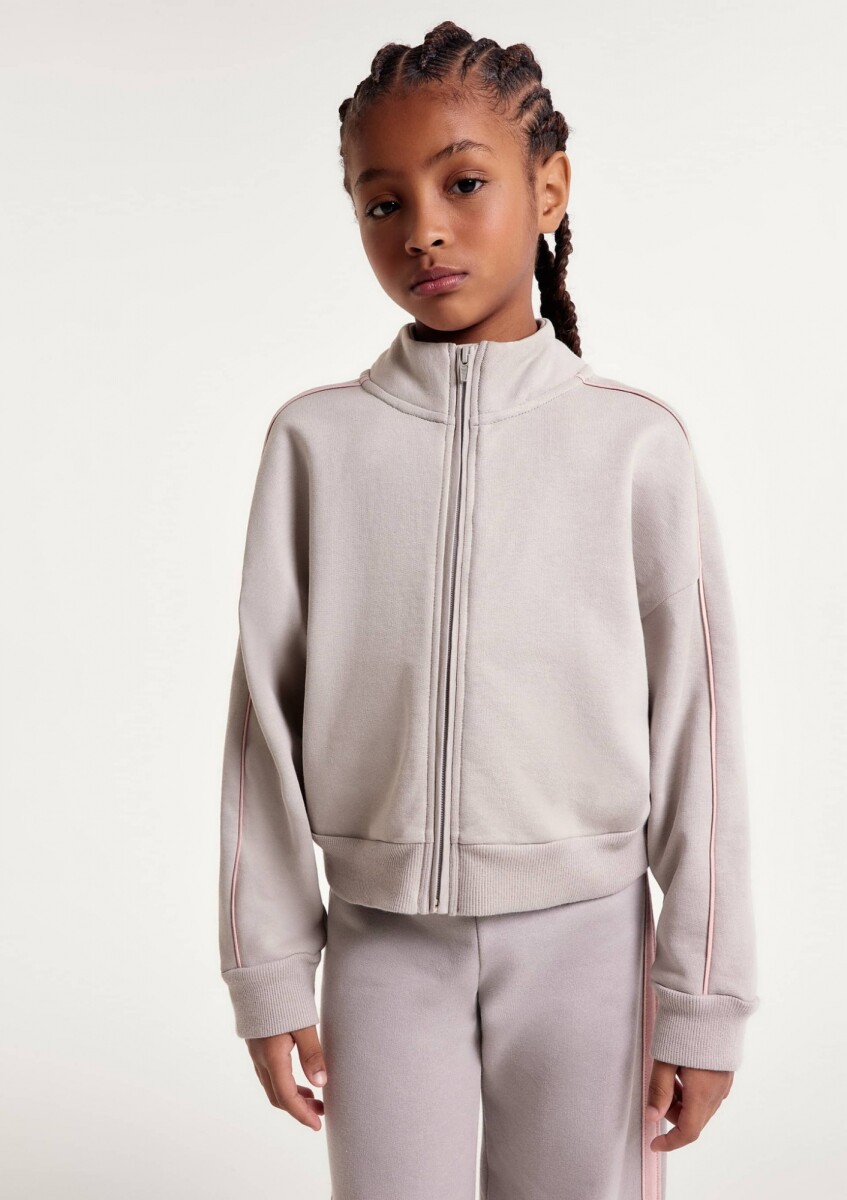 CAMPERA INFANTIL UNISSEX - AZUL - LILA 