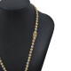 Gargantilla en oro 18k combinada 2 colores con brillantes Gargantilla en oro 18k combinada 2 colores con brillantes