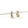 Caravanas Aros Zirconia y oro - Oro bajo - Zirconia- CA8148 conpiedra