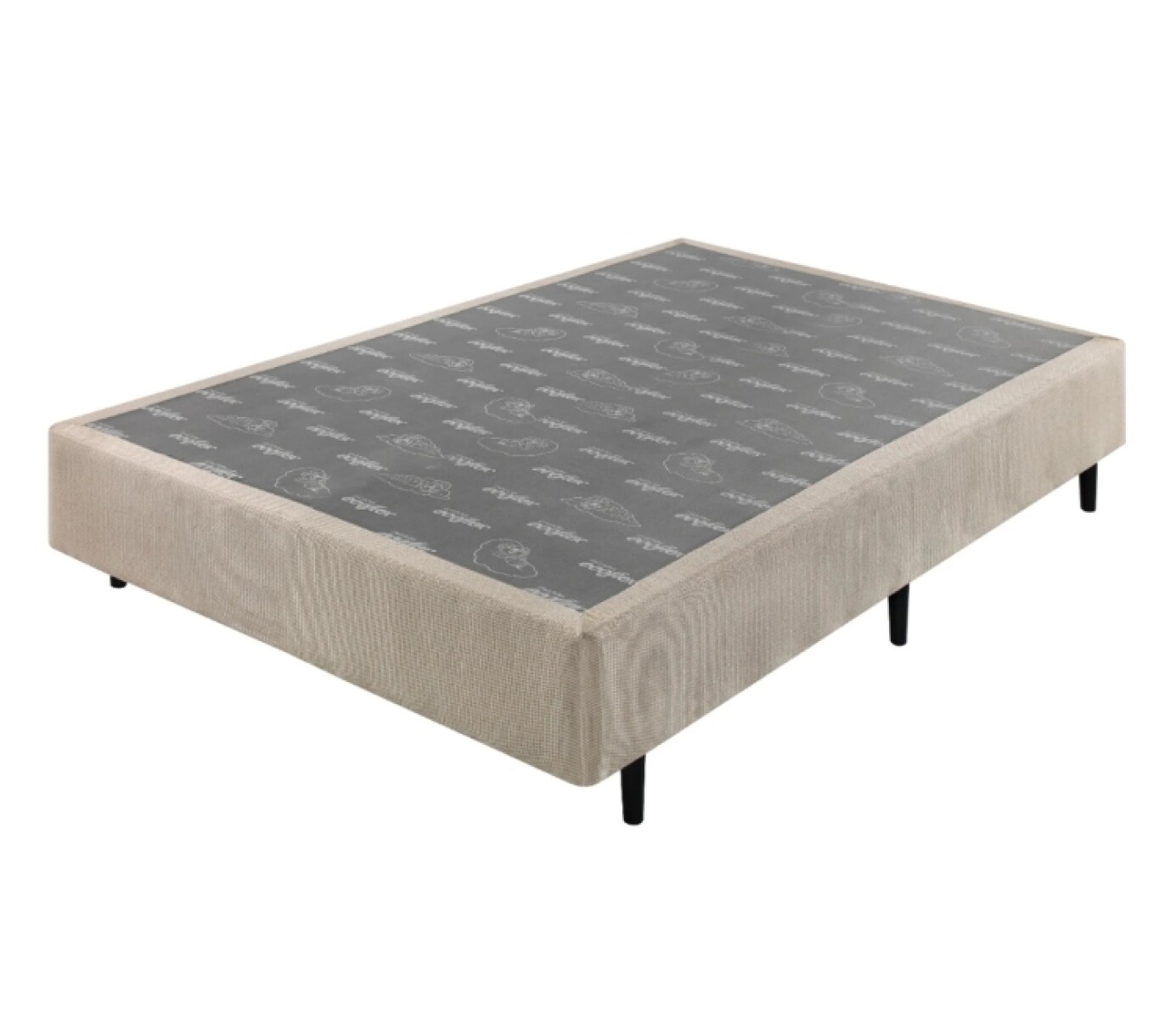 Base Ecoflex 2 Plazas 1.38x1.88 Gris Cinza 
