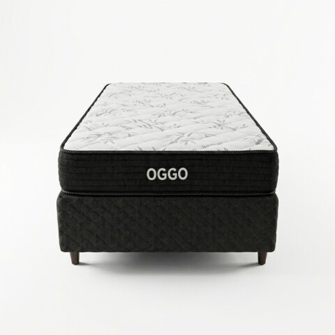 Sommier SUPER MEGA Oggo® - Espuma - GARANTIA 1 AÑO 1 Plaza - 78 cm