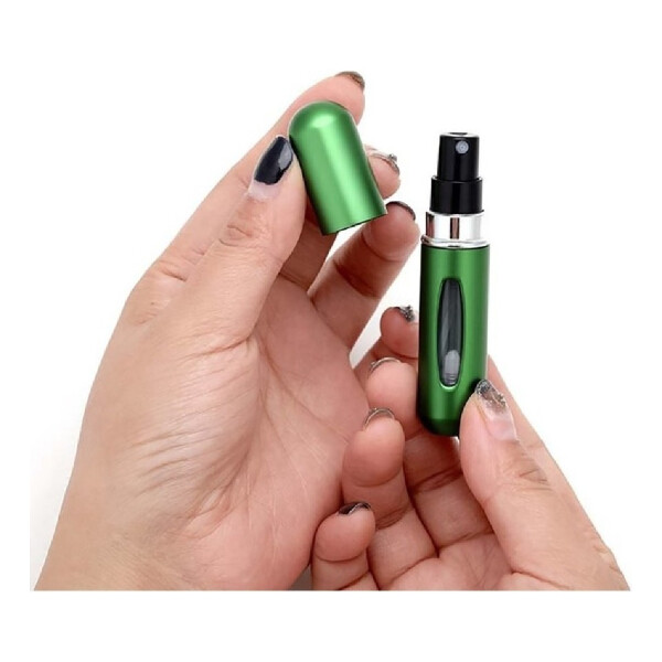 Mini Botella Atomizadora De Perfume Portátil Recargable X2 Variante Color Verde