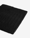 Cuellos Special Price Cuello Tejido Trenzado Negro - Negro
