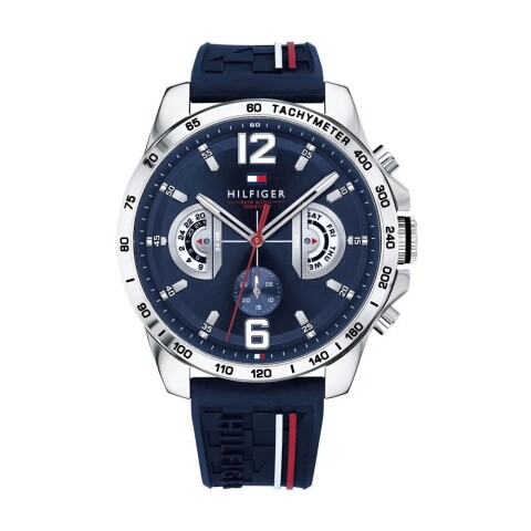 Reloj Tommy Hilfiger 1791476 para hombre de silicona Azul