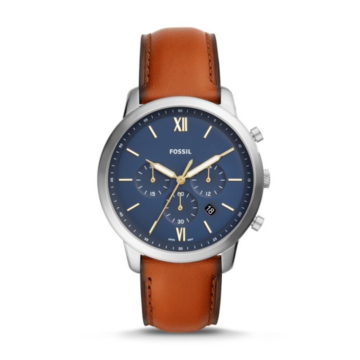 Reloj Fossil Clasico Cuero Marron 
