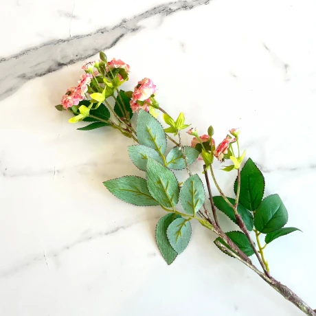 Planta Ramo Flores Artificial Yan Mei Rosa De Invierno 50cm Planta Ramo Flores Artificial Yan Mei Rosa De Invierno 50cm