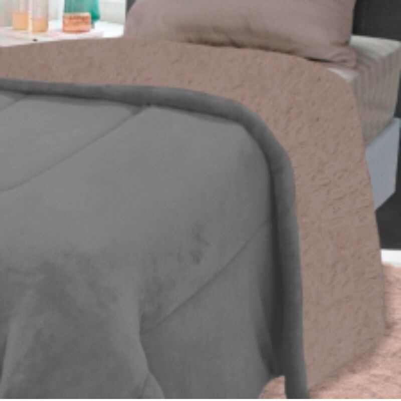 Acolchado Suavela Gris 2 Plazas 215 x 240