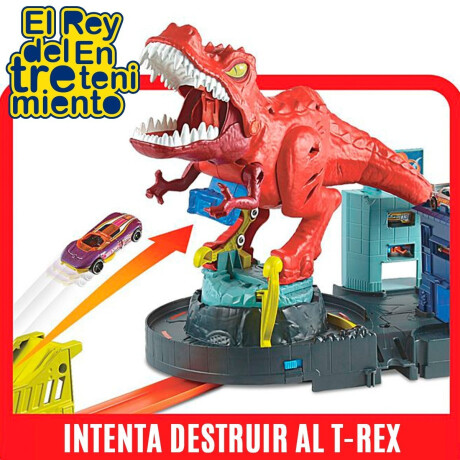 Pista De Autos Hot Wheels T-rex Devorador City Pista De Autos Hot Wheels T-rex Devorador City