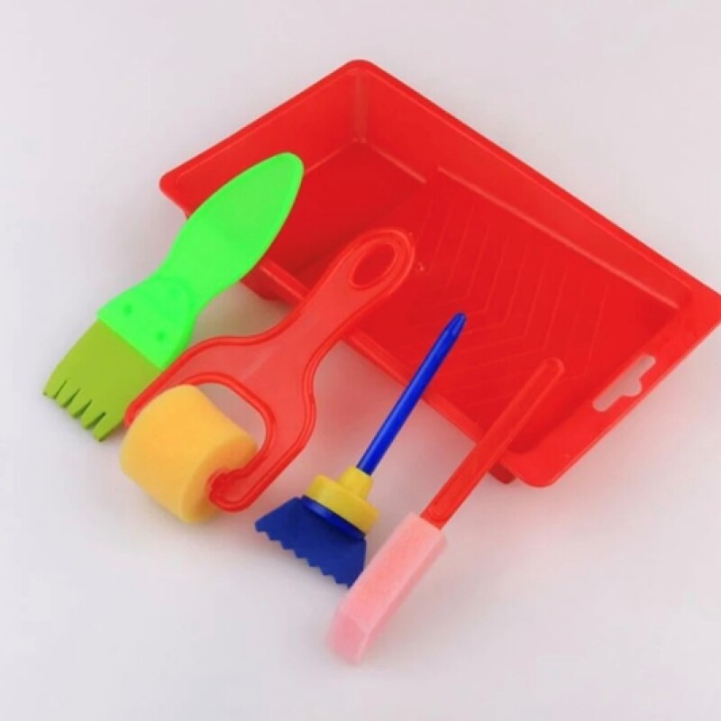 Set Esponjas + Bandeja P/Pintura #SET ESPONJAS + BANDEJA P/PINTURA