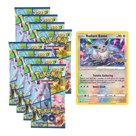 Pokémon TCG: Pokémon GO Premium Collection Radiant Eevee Pin/Playmate [Español] Pokémon TCG: Pokémon GO Premium Collection Radiant Eevee Pin/Playmate [Español]