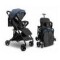 Coche Paragüitas Plegable 3 Posiciones Para Bebe Carriola Azul