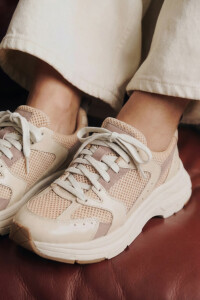 Zapatilla Combinada Rosa Viejo