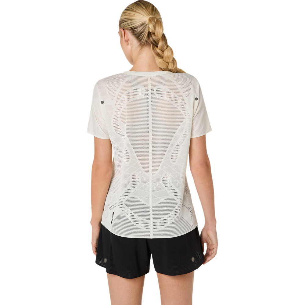 Polos Running Metarun Ss Top Mujer Cream