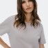 BLUSA FEM CINZA CLARO