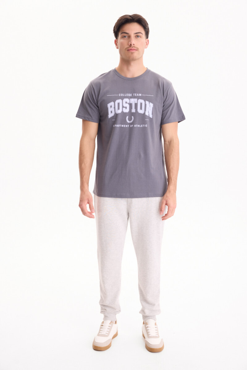 Pantalon District Gris