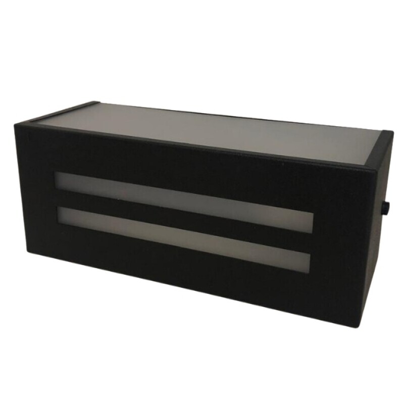 APLIQUE C/ ACRILICO SATINADO Y RANURA P/ 1 LUZ E27 NEGRO APLIQUE C/ ACRILICO SATINADO Y RANURA P/ 1 LUZ E27 NEGRO