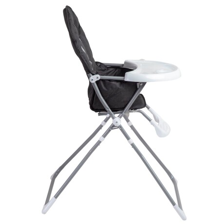 Silla de bebé para comer Bebesit Vectra con cinturón de 5 puntas Gris