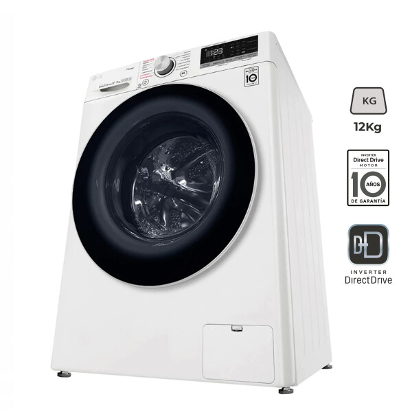 Lavasecarropas Lg Wd12wvc4s6 12kg LAVASECARROPAS LG 12/7KG WD12WVC4S6 BL