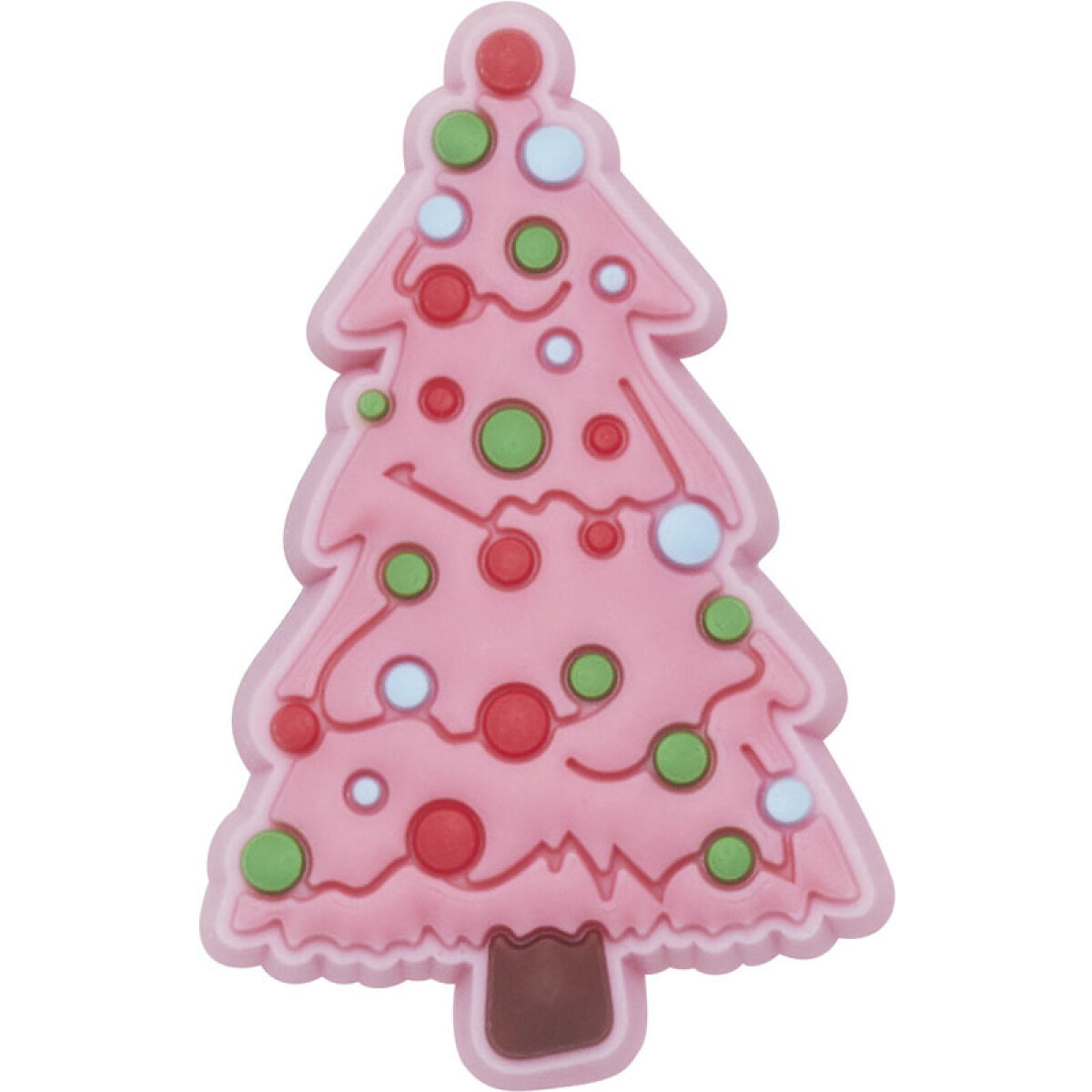 Jibbitz™ Charm Pink Christmas Tree - Multicolor 