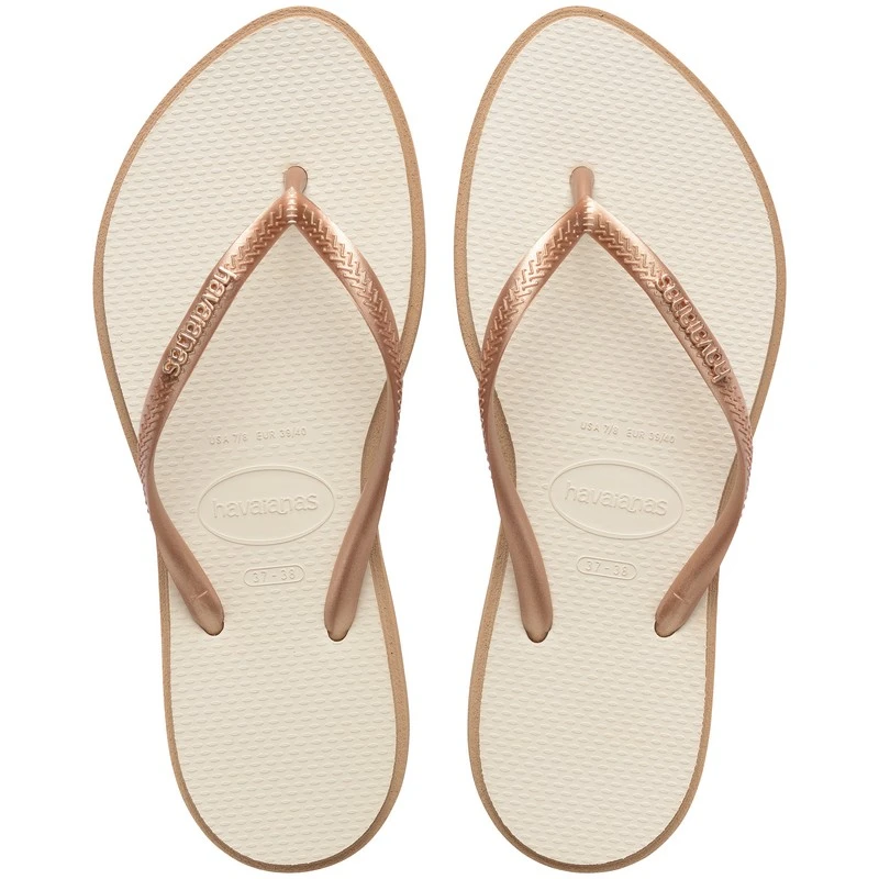 Ojotas Havaianas Slim Point Beige