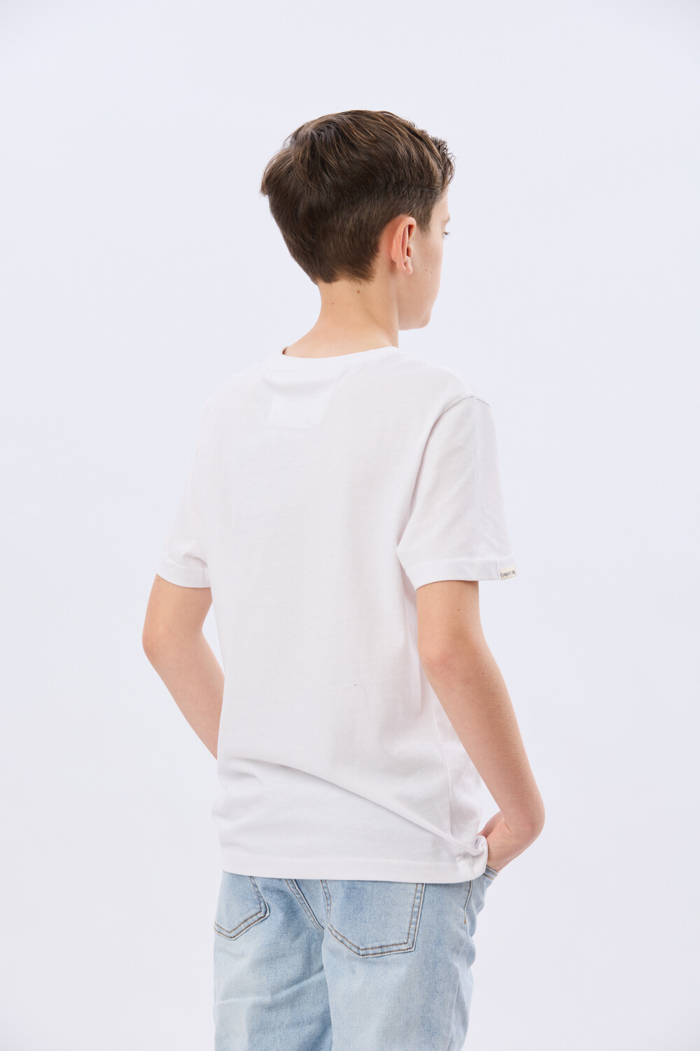 REMERA ESTAMPADA DE ALGODÓN Blanco