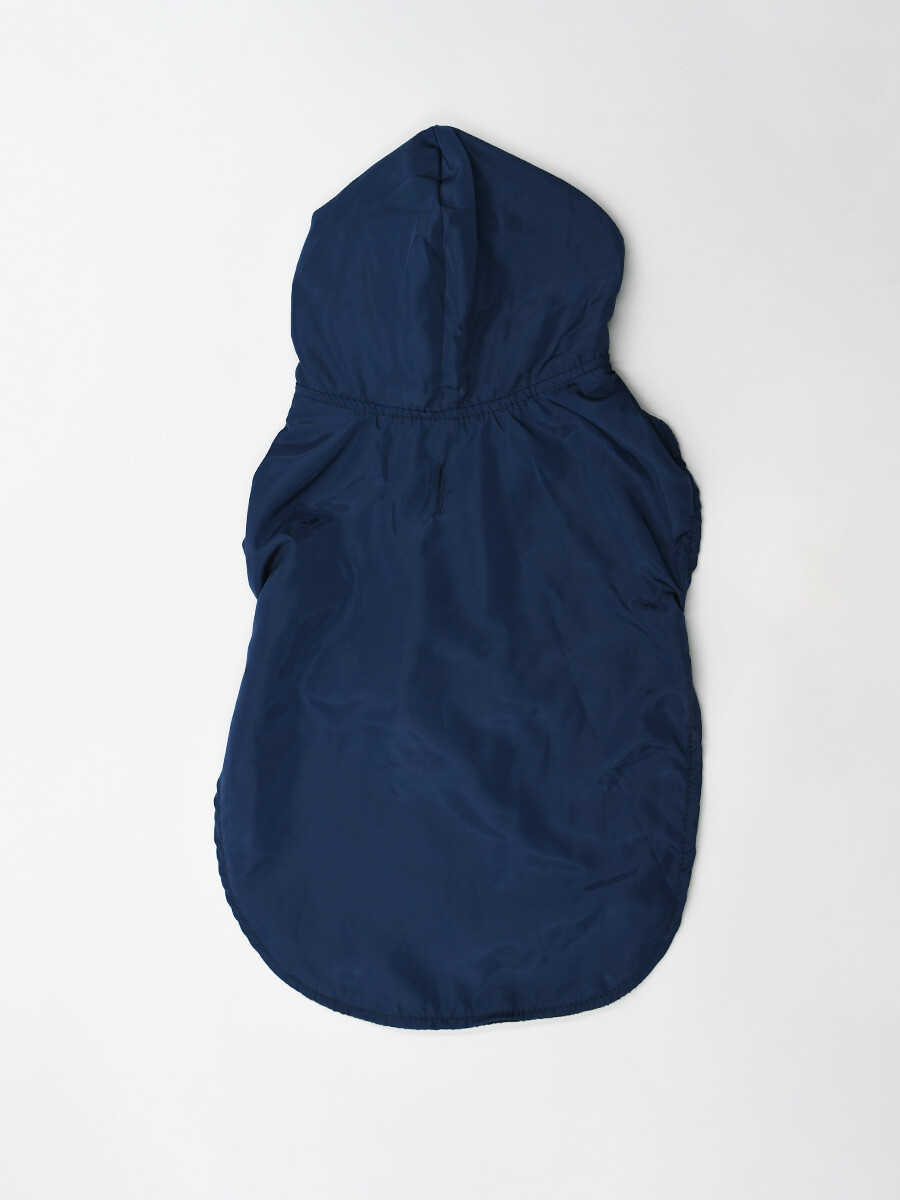 CAPA MASCOTA CON CAPUCHA - AZUL 