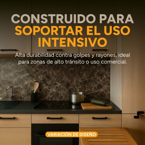 Placa PVC Símil Mármol 2,44x1,22m 3mm Resistente Agua Calor Diseño Mármol Blanco Gris Claro