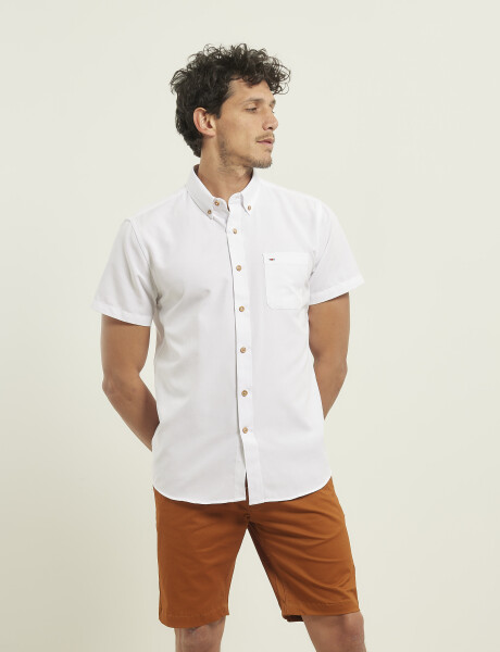 Camisa Harrington Label Blanco