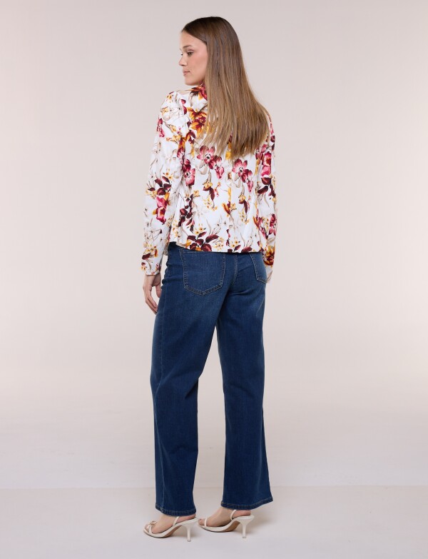 Blazer Flores BLANCO/MULTI