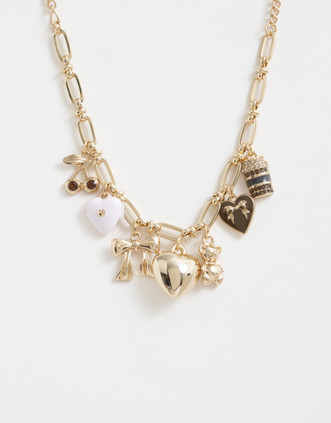 Collares Cortos Multi dijes Collar Multi Dijes - Dorado
