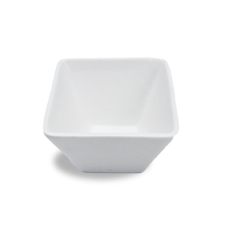 BOWL CERAMICA BCA CUADRADO CONICO 10X7CM 92 Q72 BOWL CERAMICA BCA CUADRADO CONICO 10X7CM 92 Q72