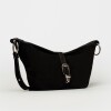 Bolso Bambu en cuero gamuza Negro