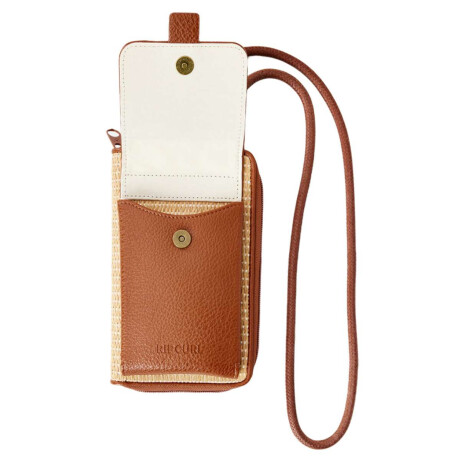 Billetera Rip Curl Premium Straw Phone Wallet Beige