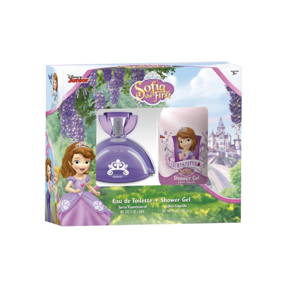 Perfume Disney Princesa Sofia 60 Ml + Gel de Ducha - 001 