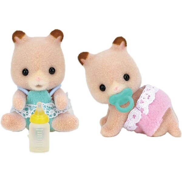 Sylvanian Families Gemelos Bebés Hámster Figuras Juguete Sylvanian Families Gemelos Bebés Hámster Figuras Juguete