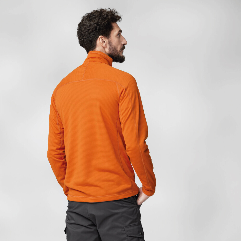 Casaca Fjallraven Abisko Lite Fleece Half Zip M Hombre Dark Navy