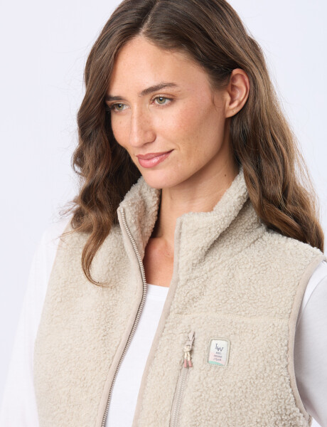 CHALECO DE SHERPA Gris