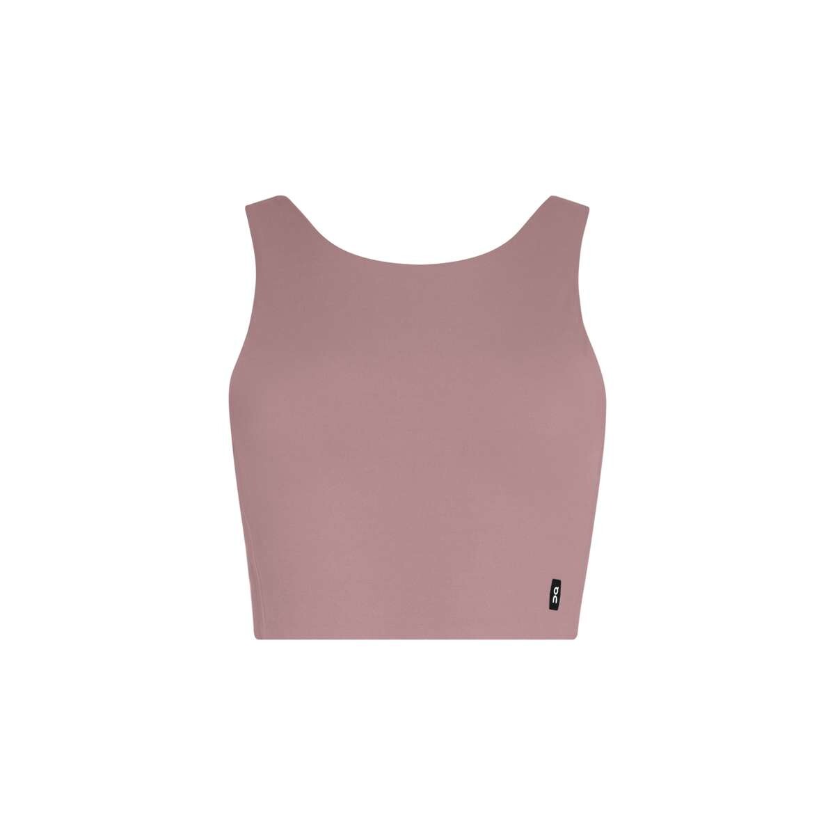 Remera Core 2-IN-1 Crop de Mujer - Gris 