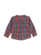 Camisa Cuadro Tartan Azul Pato
