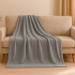 Manta Polar 1 Plaza 180x130Cm Polyester Suave Compacta Color Gris Claro